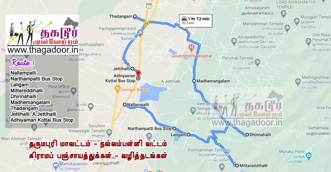 nallampalli route map1